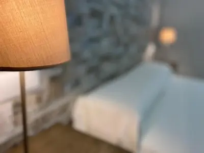 Cama o camas de una habitación en Las Terrazas de Chilla