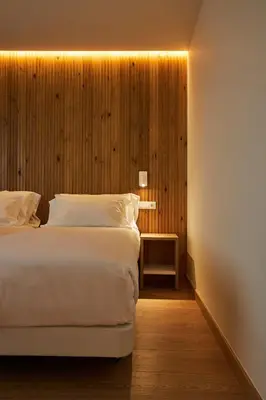 Cama o camas de una habitación en La Mira de Gredos