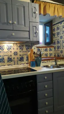 Una cocina o zona de cocina en La Casita del Tejo
