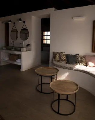 Cama o camas de una habitación en Hotel Rural Las Tejuelas