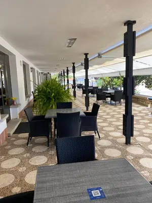 Zona de estar de Hotel Las Cigüeñas