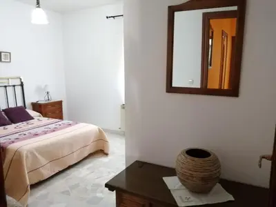Cama o camas de una habitación en Casa rural Las Erillas