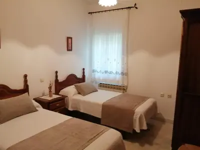 Cama o camas de una habitación en Casa rural Las Erillas