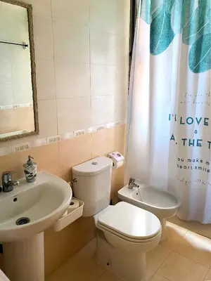 Un baño de Casa en el valle del tietar