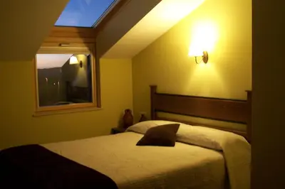 Cama o camas de una habitación en Hotel Rural Corazón de las Arribes