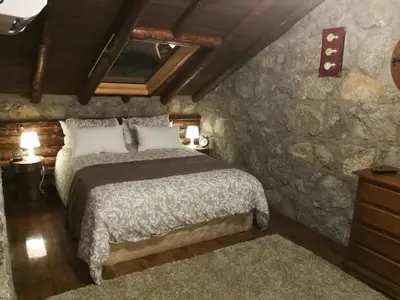 Cama o camas de una habitación en Casa rural La Borriquita