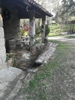 Jardín al aire libre en Casa rural La Borriquita