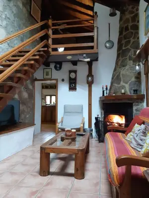 Zona de estar de Casa rural La Borriquita