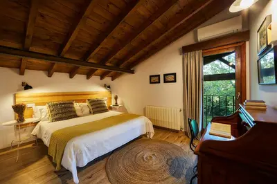 Cama o camas de una habitación en Sabina Hotel