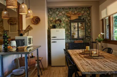 Una cocina o zona de cocina en Sabina Hotel