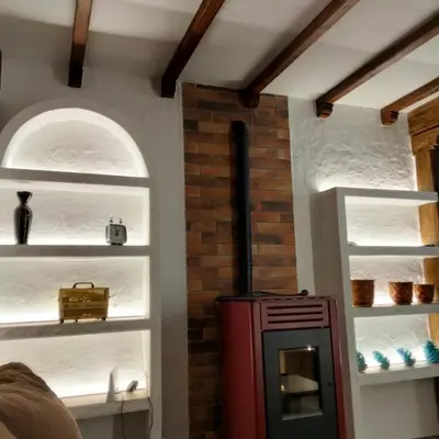 Una cocina o zona de cocina en Casa Rural El Arroyo