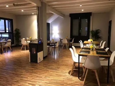 Zona de estar de ADEREZO Hostal Restaurante