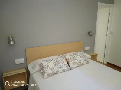 Cama o camas de una habitación en ADEREZO Hostal Restaurante