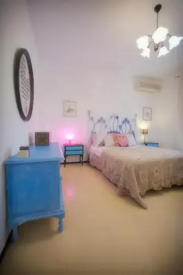 Cama o camas de una habitación en La Casina de Micaela
