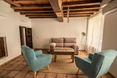 Zona de estar de Casa Rural el Rincón de Monfragüe