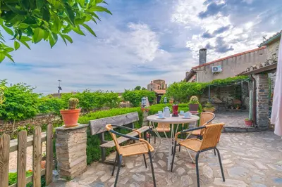 Un balcón o terraza de La Jara · Apartamentos Rurales
