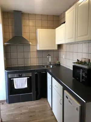 Una cocina o zona de cocina en solaz del ambroz-Hervas