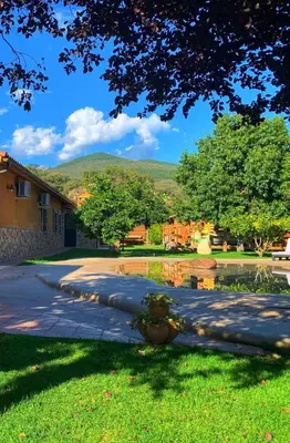 Paisaje cerca of this country house