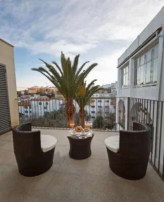 Un balcón o terraza de Cáceres Deluxe