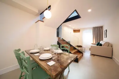 Zona de estar de Apartamentos Habitavit en Cáceres