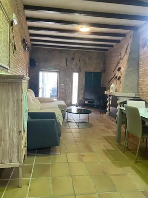 Zona de estar de LA CASONA DE BAUTISTA 4 estrellas con piscina montanchez CACERES