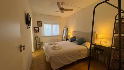 Cama o camas de una habitación en La Casita de Rosa - Sierra de Francia