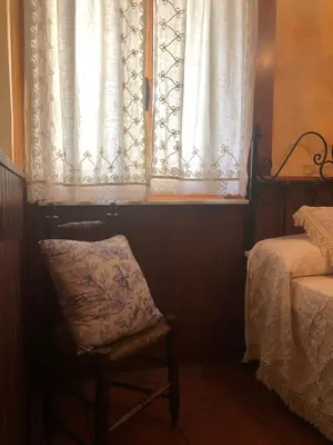 Cama o camas de una habitación en Casa rural del labrador