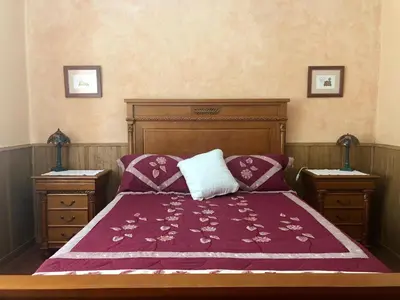 Cama o camas de una habitación en Casa rural del labrador