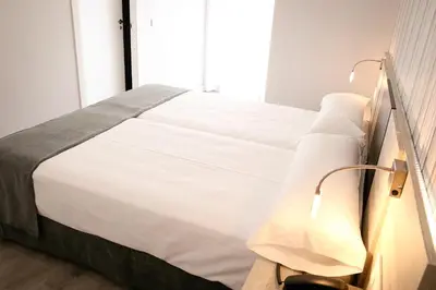 Cama o camas de una habitación en Parque Florida