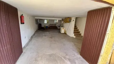 Plano de Casa Rural Alameda con chimenea y jardín
