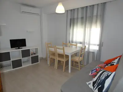 Una televisión o centro de entretenimiento en APARTAMENTOS DAYMA