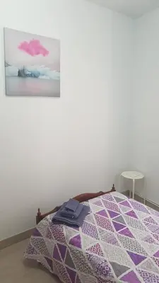 Cama o camas de una habitación en APARTAMENTOS DAYMA