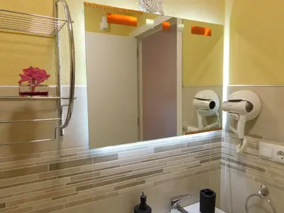 Un baño de APARTAMENTO ROMULO Y REMO-ROMULO