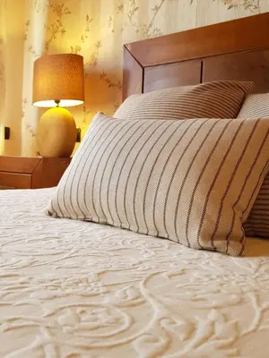 Cama o camas de una habitación en CASA RURAL VERSOS