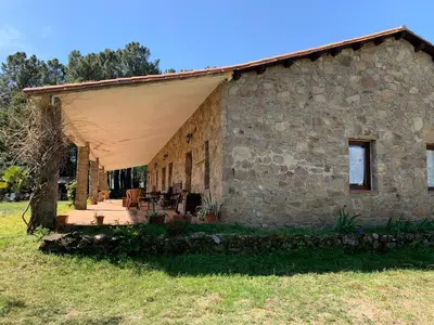 Jardín al aire libre en Casa Rural Los Robles
