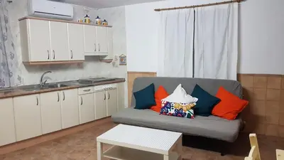 Una cocina o zona de cocina en Apartamento turístico Dayma 2
