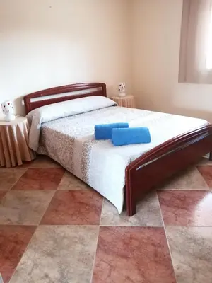 Cama o camas de una habitación en EL MIRADOR DEL CORNEJA