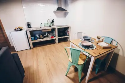 Una cocina o zona de cocina en Complejo Roma