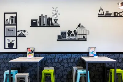 Un restaurante o sitio para comer en Complejo Roma