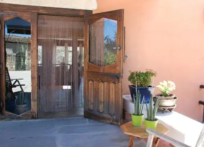 Un patio o zona al aire libre en Posada Tresmentiras