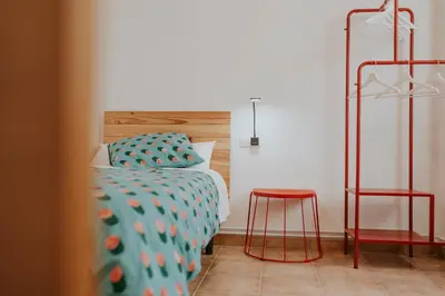 Cama o camas de una habitación en Portales de Pizarro
