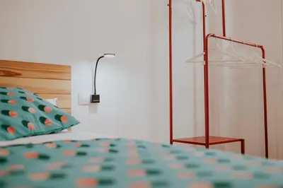 Cama o camas de una habitación en Portales de Pizarro