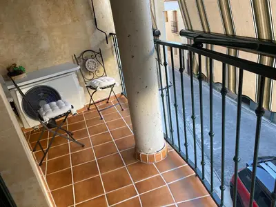Un balcón o terraza de Alojamiento LA DUQUESITA