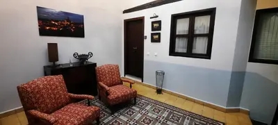 Zona de estar de Apartamentos Rurales El Zarzo