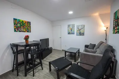 Zona de estar de Apartamentos Cáceres Turístico