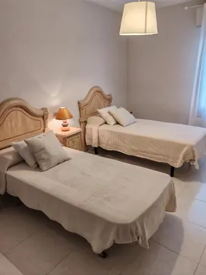 Cama o camas de una habitación en Casa LuzValle