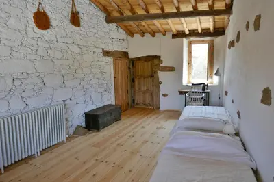 Cama o camas de una habitación en La Casa de Salce