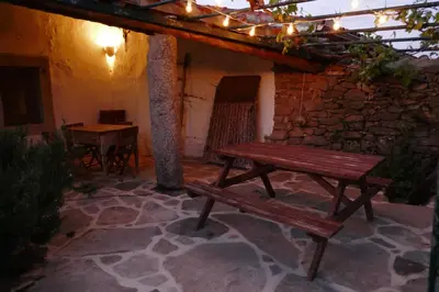 Un patio o zona al aire libre en La Casa de Salce