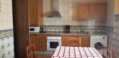 Una cocina o zona de cocina en ApartamentosTREVEJO La Noguera villamiel