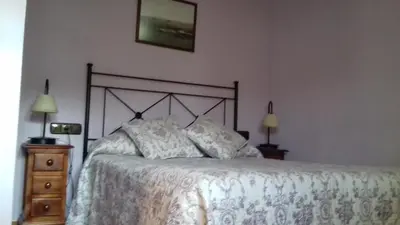 Cama o camas de una habitación en Casa Rural La Breña